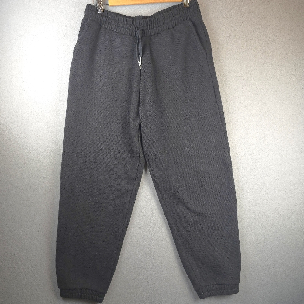 Zara Women's Black Joggers Large Elastic Waist